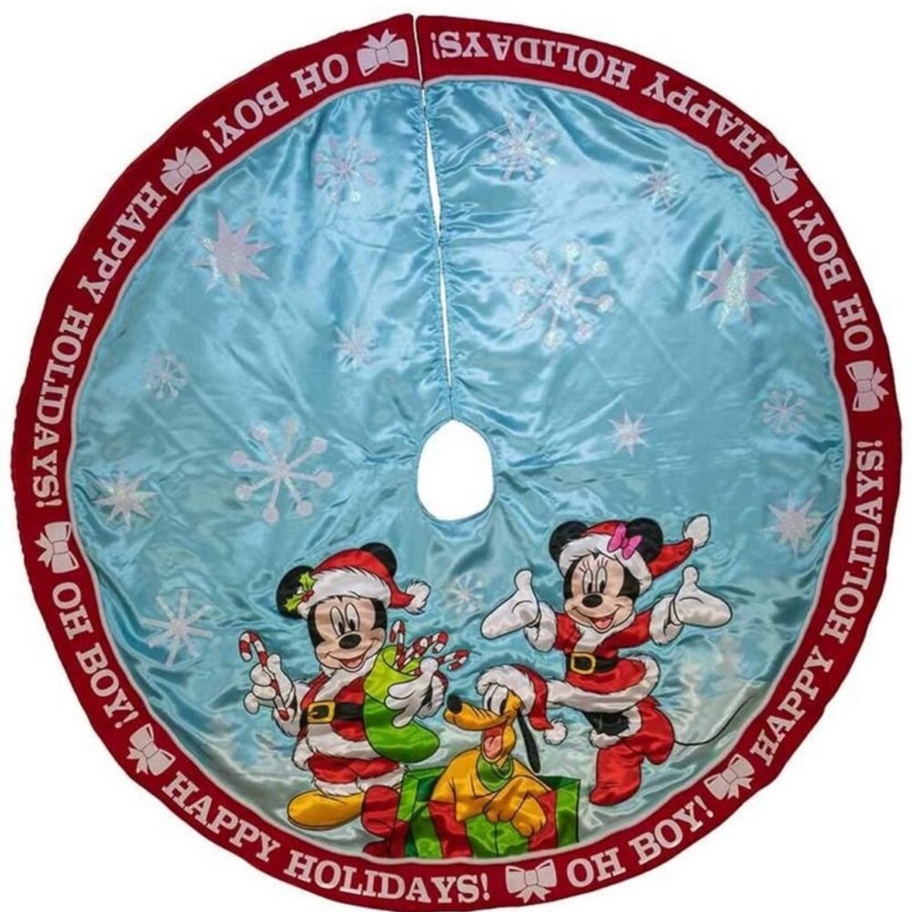 Kurt Adler NWT Disney Mickey and Minnie Mouse Tree Skirt. 48”